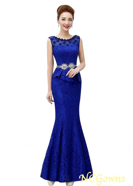 Mermaid Trumpet Royal Blue Dresses T801525360251