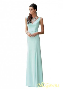 Natural Waistline Green Bridesmaid Dresses T801525353964