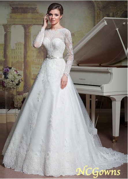 A-Line Full Length Length Long Wedding Dresses