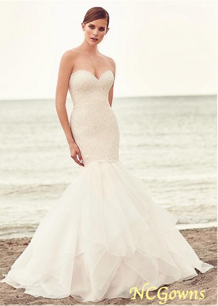 Sleeveless Sleeve Length Full Length Cap Natural Waistline Mermaid Trumpet Silhouette Sweetheart Wedding Dresses