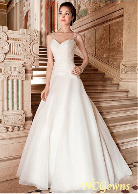 Sleeveless Asymmetrical Square Ball Gown Wedding Dresses