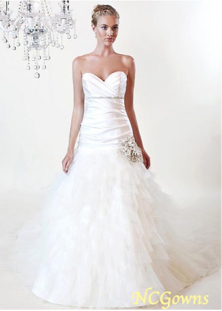 Cathedral 50-70Cm Along The Floor Train Wedding Dresses