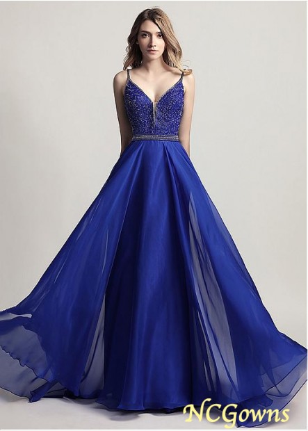 Ncgowns A-Line Blue Tone Floor-Length Special Occasion Dresses