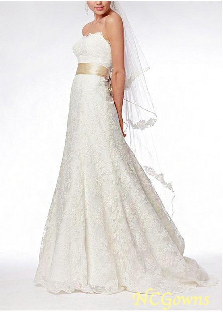 A-Line Silhouette Natural Waistline Wedding Dresses