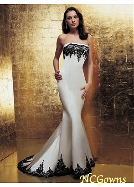 Full Length Black And White Dresses