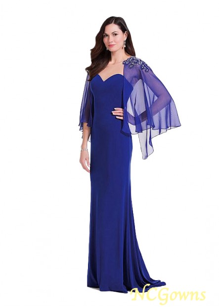 Chiffon Scoop Full Length Mother Of The Bride Dresses