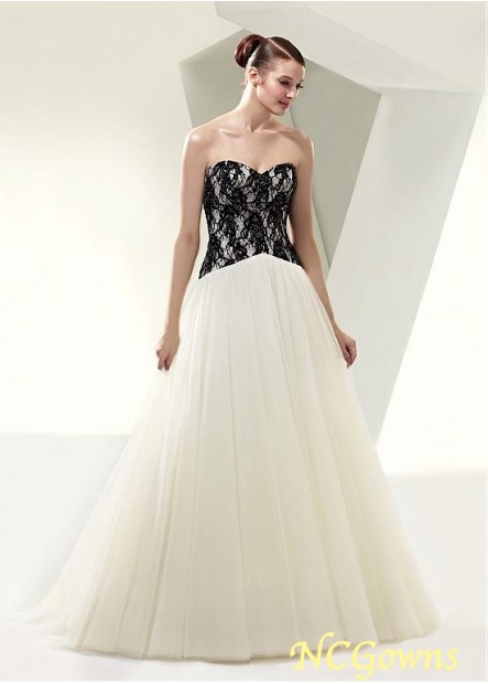 Ncgowns Sweetheart Neckline Full Length Length Tulle Color