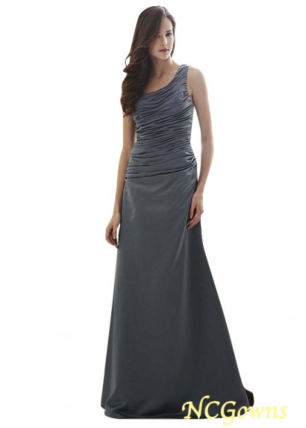 A-Line Satin Gray Mother Of The Bride Dresses