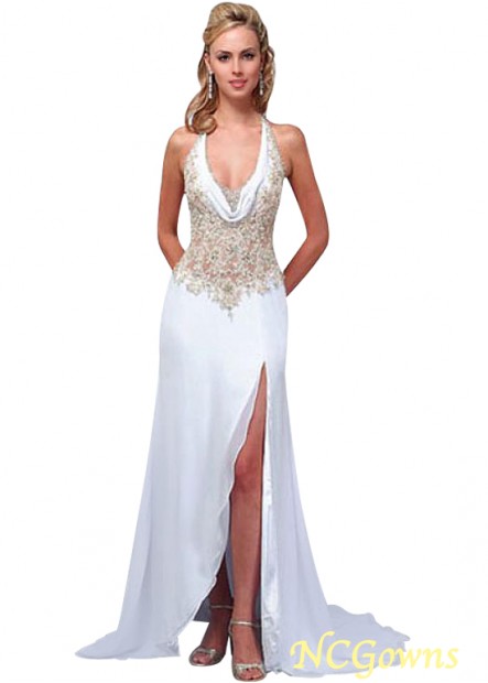 Full Length Length Chiffon  Tulle Natural Waistline Sleeveless Wedding Dresses