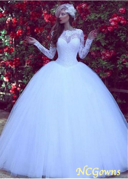 Without Train Train Illusion Sleeve Type Full Length Tulle Jewel Style