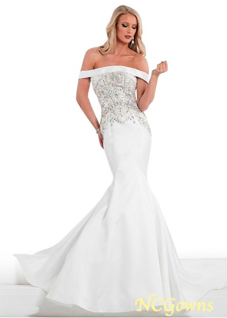 Cathedral 50-70Cm Along The Floor Train Satin Fishtail Skirt Type Floor-Length Mermaid Trumpet Color