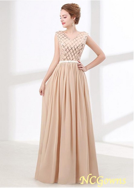 Without Train A-Line Chiffon Special Occasion Dresses