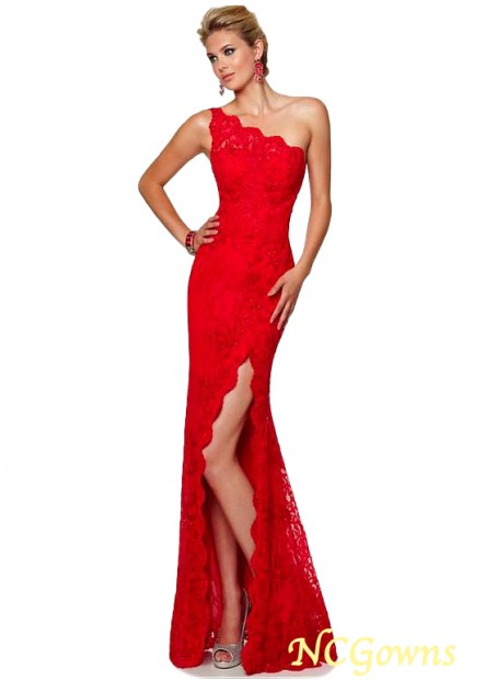Red Tone Color Family Sheath Column Silhouette Evening Dresses