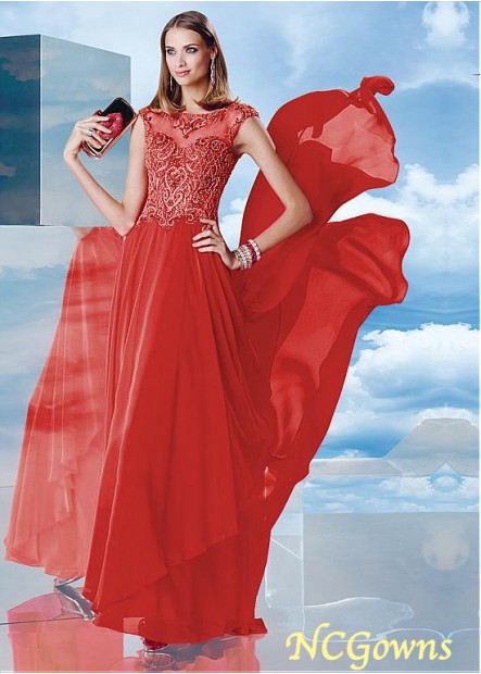 Tulle  Chiffon Red Dresses