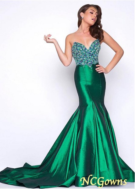 Green Floor-Length Special Occasion Dresses