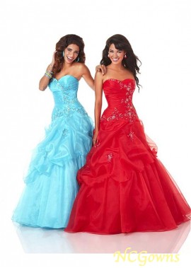Ncgowns Organza Ball Gown Red Tone Color Family Sweetheart Special Occasion Dresses