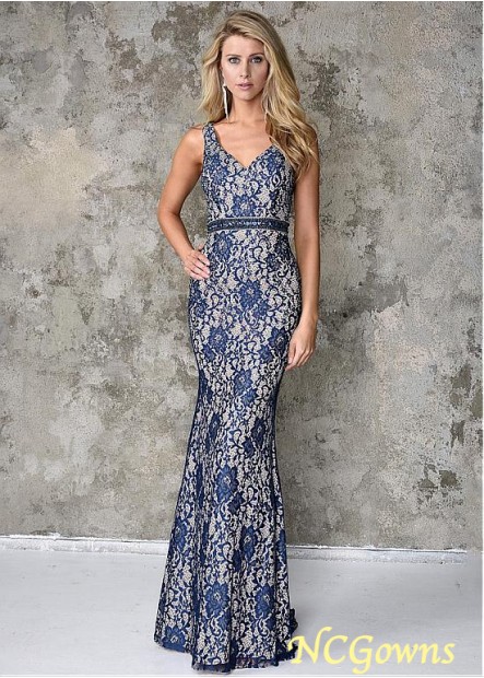 Lace Blue Tone Mermaid Trumpet Special Occasion Dresses
