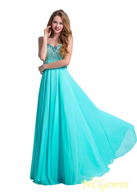 Blue Tone Color Family Sweetheart Evening Dresses
