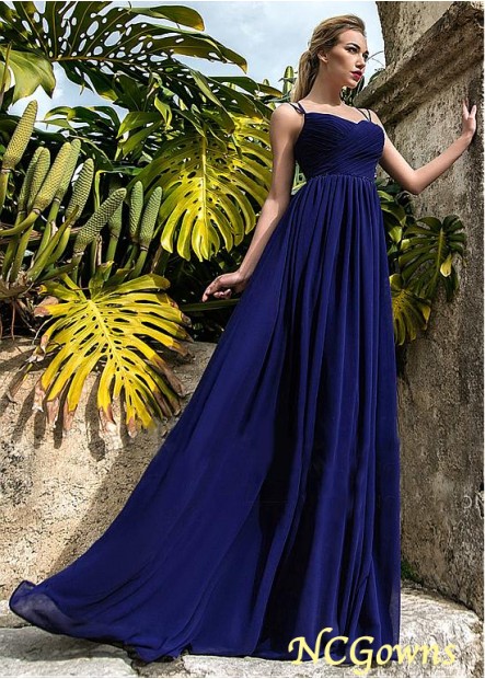 A-Line Silhouette Blue Tone Color Family Royal Blue Dresses T801525412862