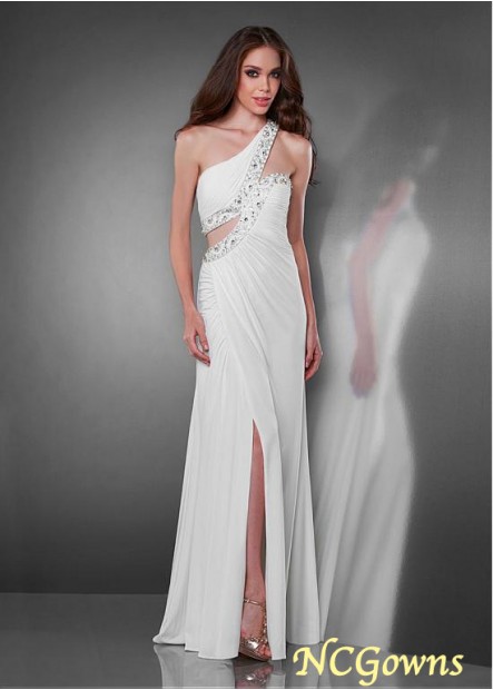 Ncgowns Chiffon Slit Floor-Length Special Occasion Dresses