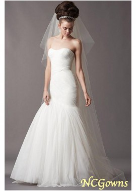 Ncgowns Sleeveless Satin  Tulle Sweetheart Wedding Dresses