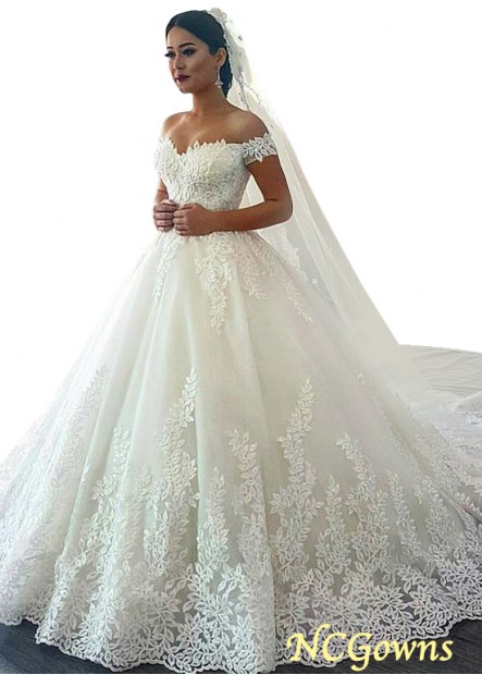 Ball Gown Silhouette Royal Monarch 70Cm Along The Floor Off-The-Shoulder Sweetheart Neckline