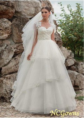 Short Full Length Without Train Train Cap Ball Gown Natural Waistline Sweetheart Wedding Dresses