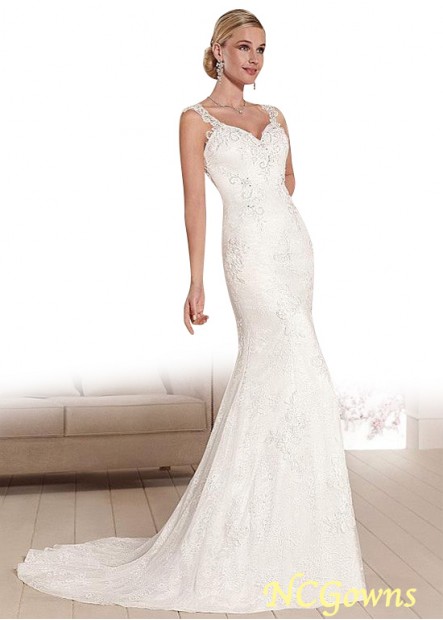Full Length Natural Waistline Sweetheart Wedding Dresses T801525318723