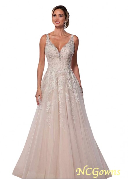 Sleeveless Tulle Fabric Champagne Dresses