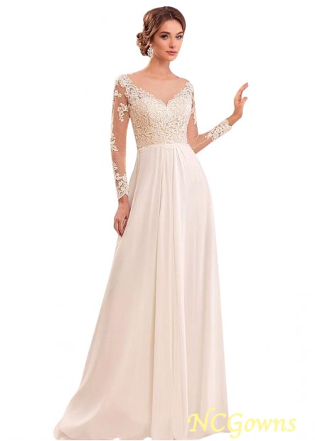 Ncgowns Bateau Long Full Length With Sleeves