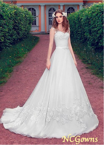 Sleeveless Full Length Length Wedding Dresses