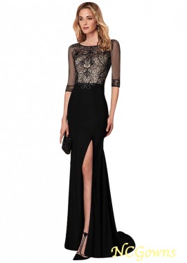 Tulle  Spandex Black Mother Of The Bride Dresses