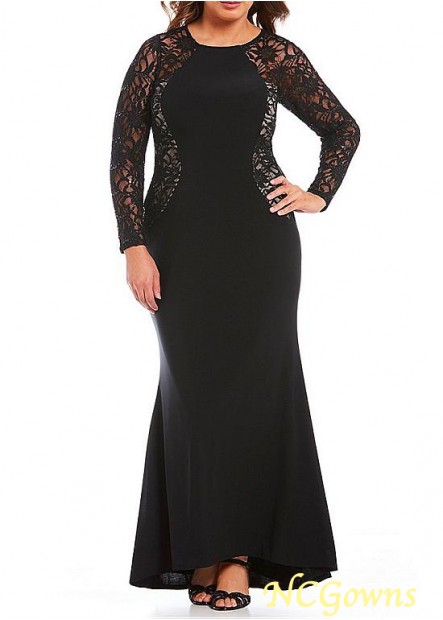 Black Lace  Chiffon Fabric Mother Of The Bride Dresses T801525341367