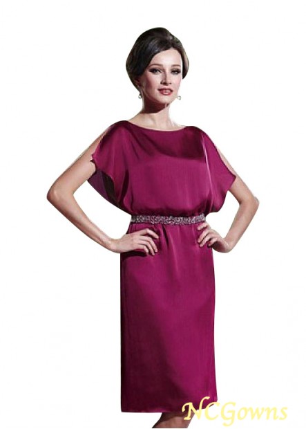Ncgowns Bateau Knee-Length Mother Of The Bride Dresses