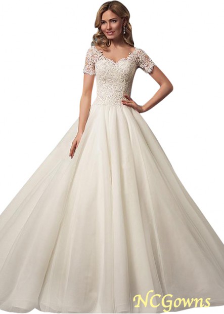 Natural Chapel 30-50Cm Along The Floor Train Illusion Sleeve Type Champagne Dresses