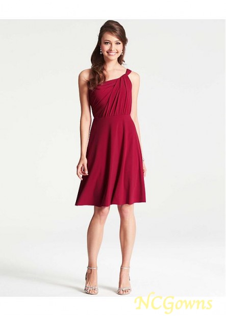 Red Tone Color Family Pleat Special Occasion Dresses