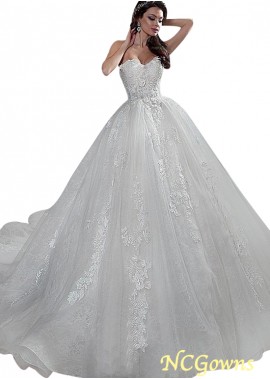 Ball Gown Full Length Tulle  Lace Royal Monarch 70Cm Along The Floor Sweetheart Ball Gowns