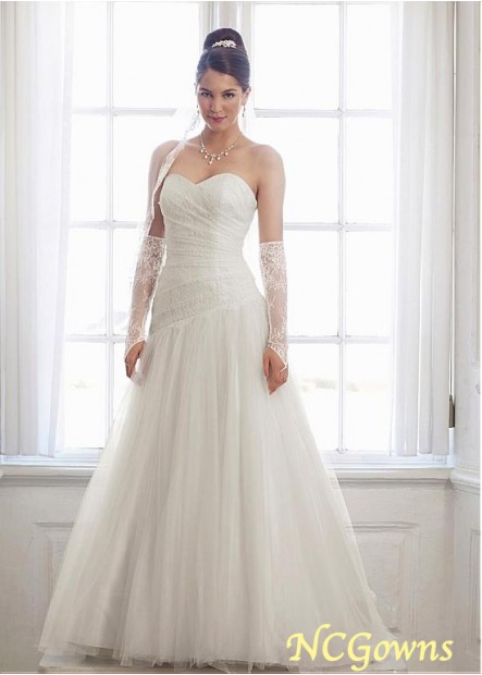 Asymmetrical Sleeveless Length Wedding Dresses