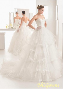 Natural Full Length Wedding Dresses