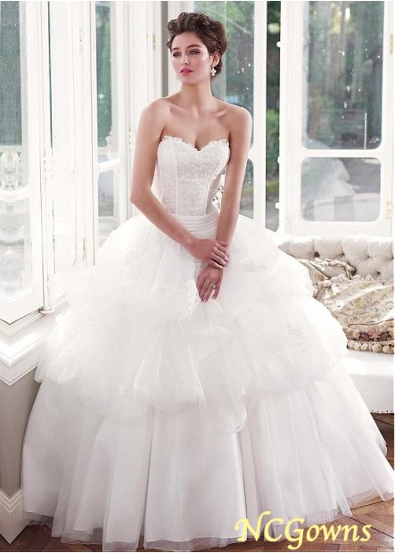 Ncgowns Dropped Tulle Wedding Dresses