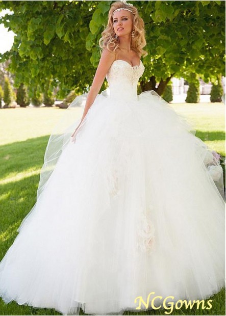 Dropped Waistline Ball Gown Wedding Dresses T801525324734