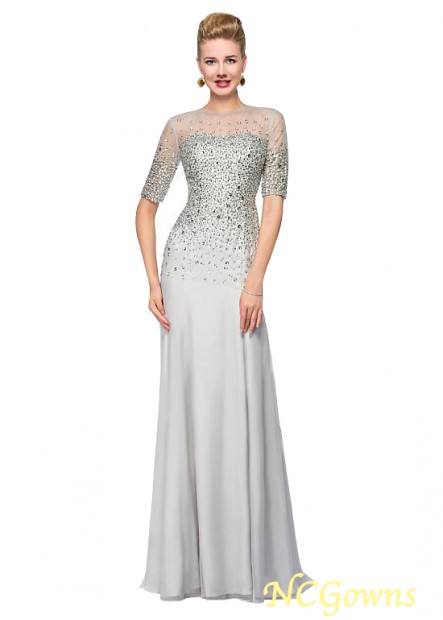 Gray Color Family Full Length Mother Of The Bride Dresses