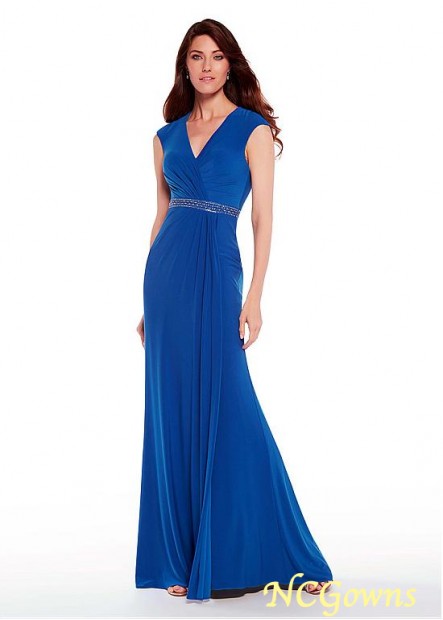 Sheath Column Full Length Spandex Fabric Blue Tone Color Family Mother Of The Bride Dresses