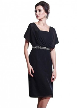 Ncgowns Black Chiffon Mother Of The Bride Dresses