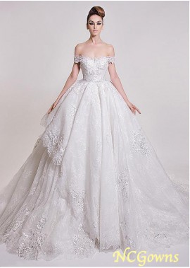 Illusion Sleeve Type Cathedral 50-70Cm Along The Floor Natural Wedding Dresses