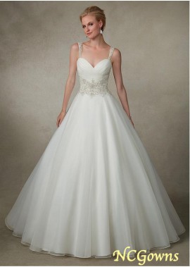 Sleeveless Sleeve Length Full Length A-Line Wedding Dresses