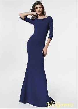 Floor-Length Hemline Blue Tone Special Occasion Dresses