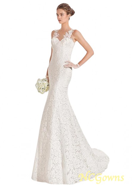 Sheath Column Silhouette Natural Waistline Jewel Full Length Length Beach Wedding Dresses
