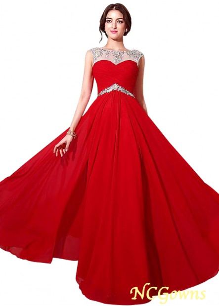 Floor-Length A-Line Prom Dresses