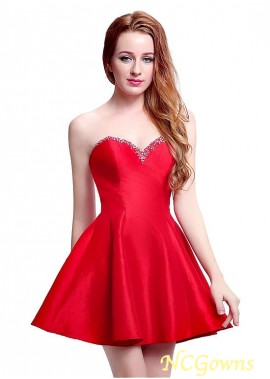 A-Line Silhouette Sweetheart Neckline Prom Dresses